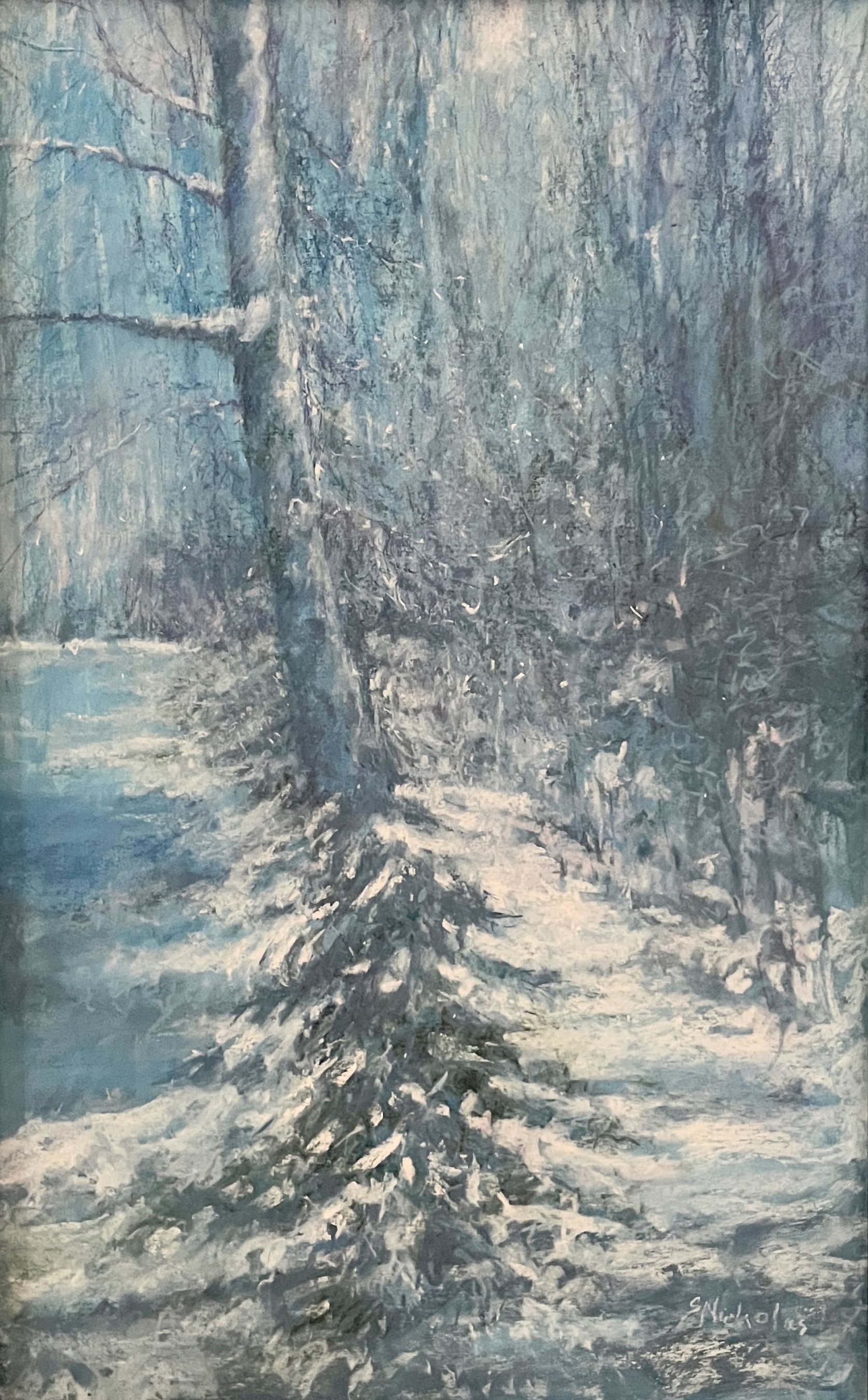 Prelude First Snow Pastel 32x22 Framed 1800 00